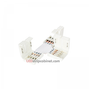 T-Shaped RGB LED Strip 10mm 4-Pin Corner Junction Clip Connector