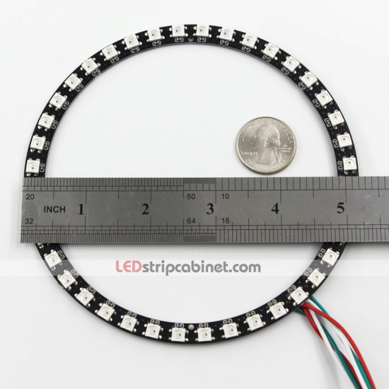 NeoPixel Ring - 40 X 5050 RGB LED With Integrated Drivers|LSC-RING ...